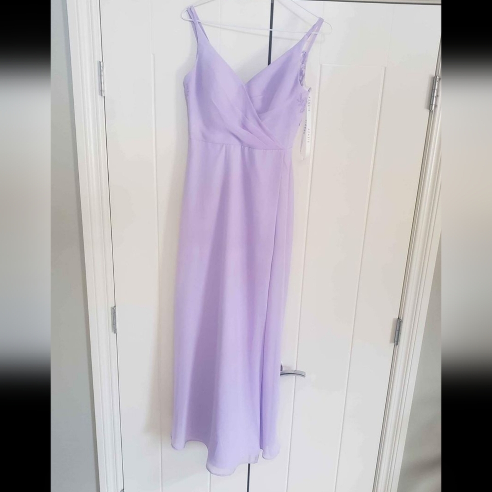 Lavender bridesmaid dress